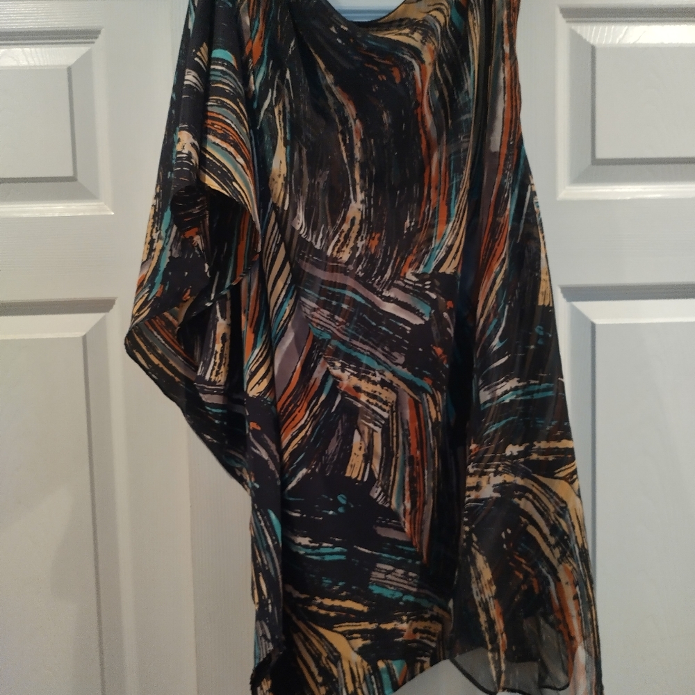 One shoulder midi dress